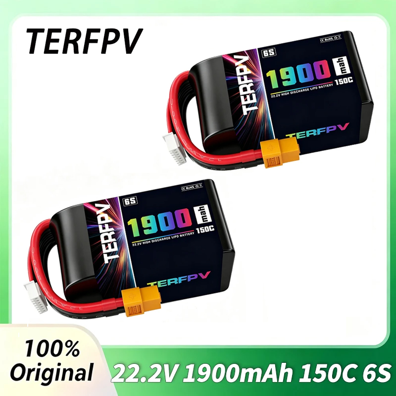 Drone Racing Battery - 1/2 Peças Bateria Lipo TERFPV 6S