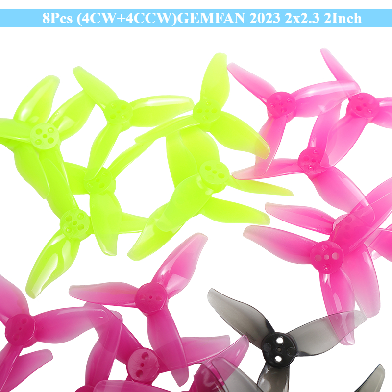 8 Peças (4CW+4CCW) GEMFAN 2023 - Drone Racing Gate avaliação e preço
